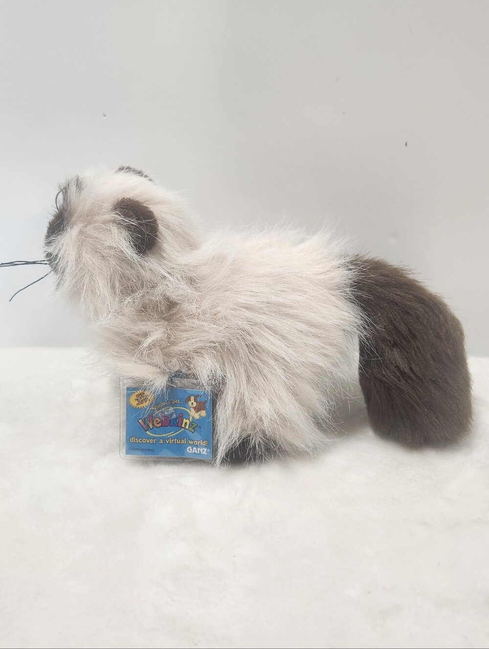 Ganz Webkinz Himalayan Persian Siamese Cat Stuffie Plush Toy With Code HM165 - Picture 2 of 12
